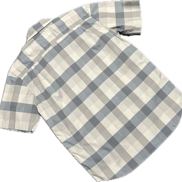 CARHARTT Men's Rugged Flex Loose Fit Plaid Button Front Short Sleeve Shirt SZ M - Picture 6 of 7